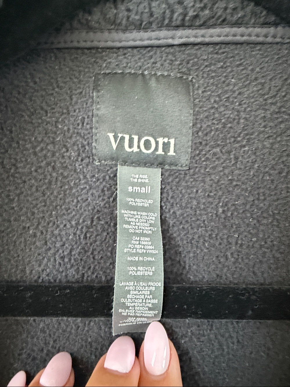 Vuori Women's Black Sherpa Utility Jacket - Picture 6 of 6
